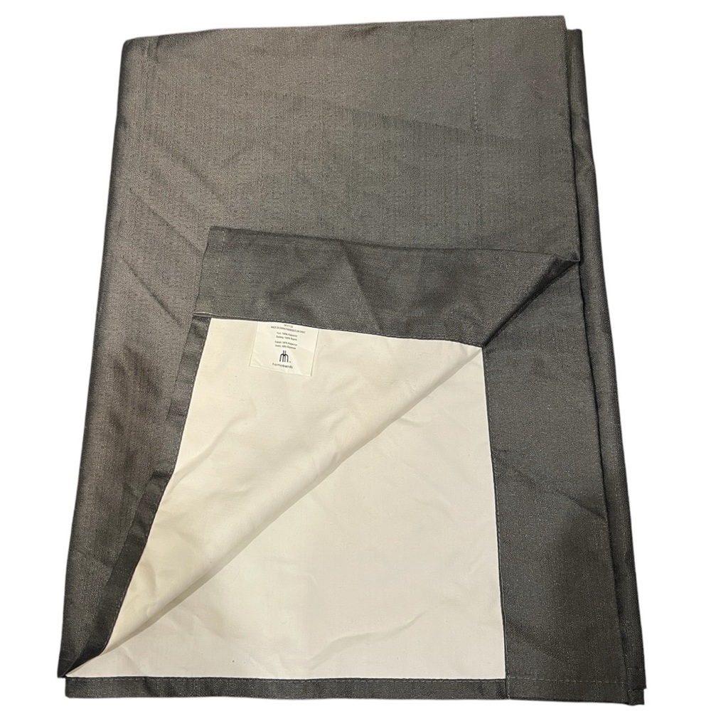 HOME TRENDS Grey Black Out Drapes